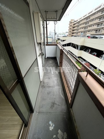 コーポ井上のバルコニー