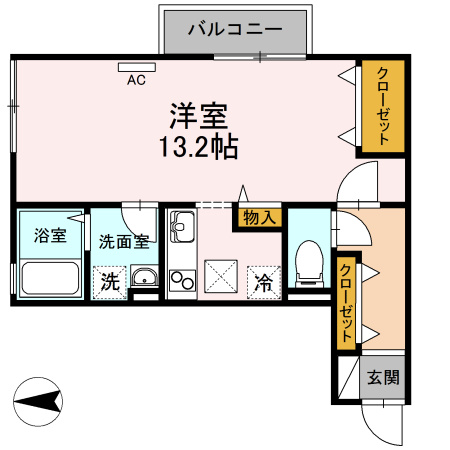 エクセレントONEB棟の間取り