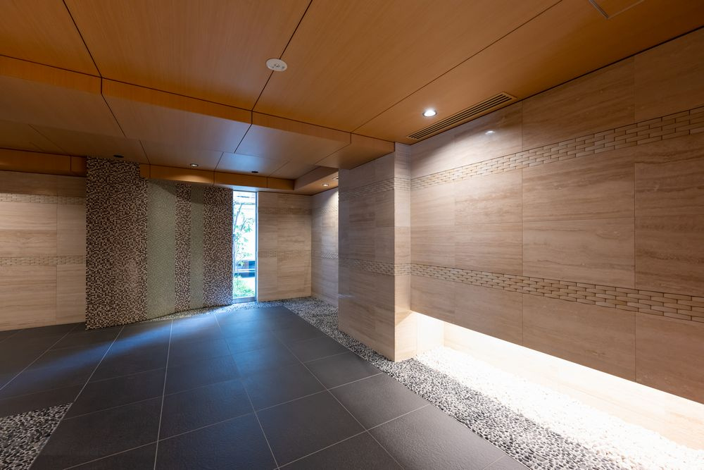 リビオ人形町日本橋浜町グリーンテラスのエントランス