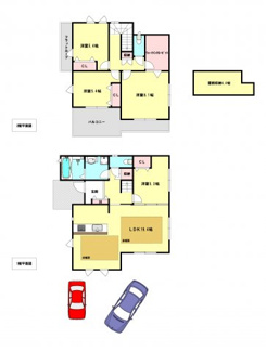 【間取り】 | 甲栄台４丁目戸建