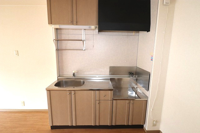 コンフォールチカミA棟のキッチン|使いやすいキッチンです