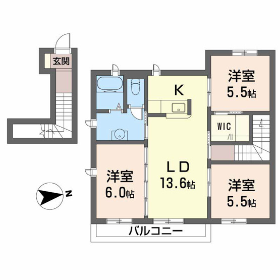 【間取り】 | ＭＡＳＴ　ＣＯＵＲＴ鳴神