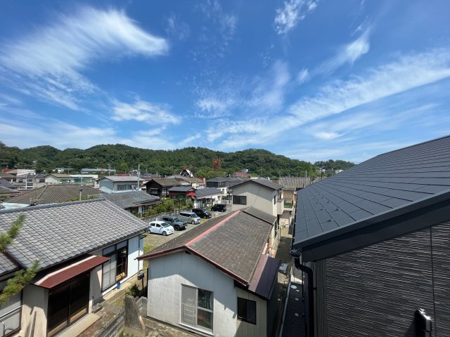 常磐湯本町第2の展望|こちらは2号棟からの眺望写真です。
