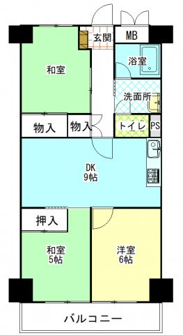 【間取り】 | フドウ古江ハイツ
