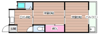 【間取り】 | 浜甲シーサイドマンション