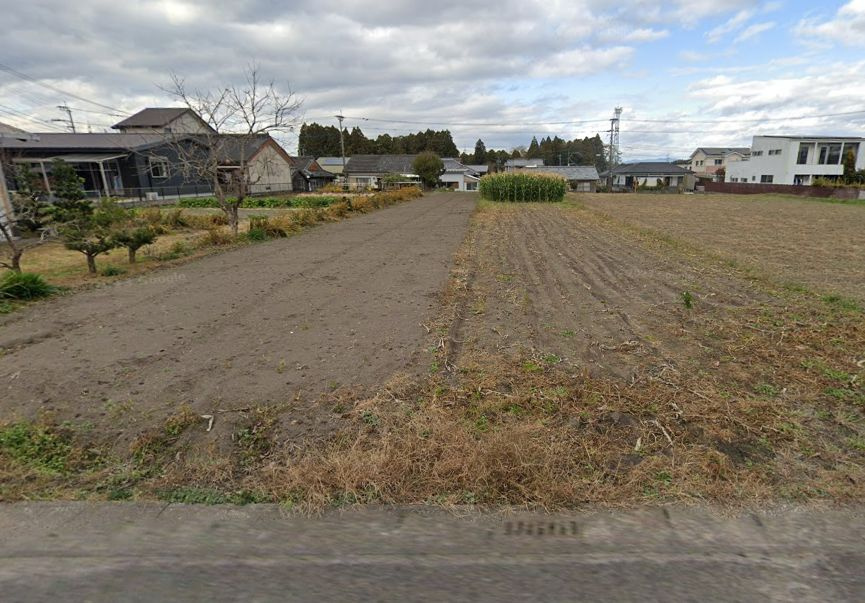 都城市上水流町の売地の外観