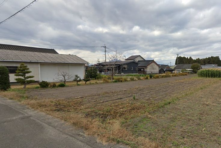 都城市上水流町の売地の外観