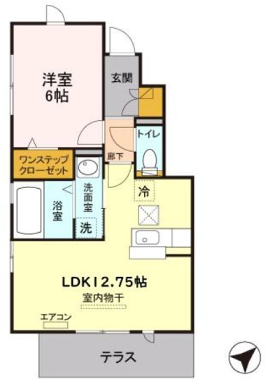 【間取り】 | ラクールD（D-room）