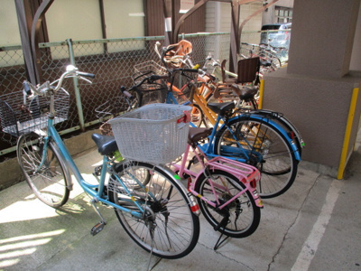【その他】 | 原田マンション | 敷地内自転車置き場です