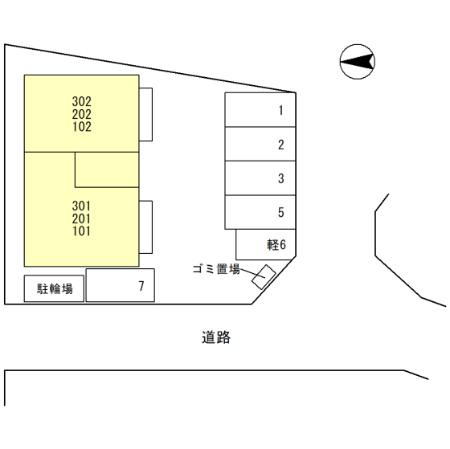 セジュールMの区画図