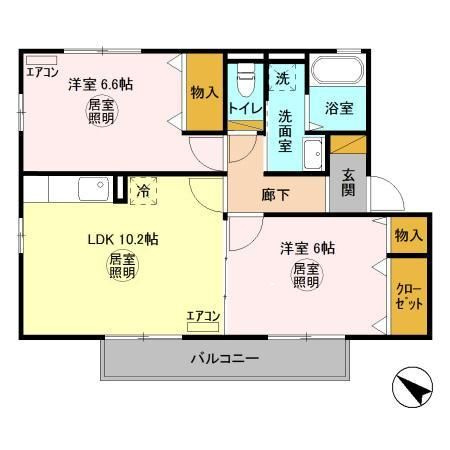 【間取り】 | ヴィラ・ボヌール