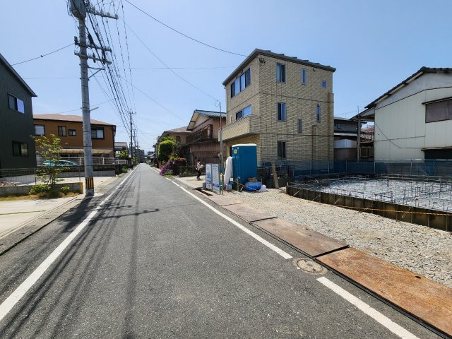 ーFITーフィットー小倉北区中井３丁目1期　【小倉北区　新築戸建て】の前面道路含む現地写真|現地撮影　20223,4,20　ーFITーフィットー小倉北区中井３丁目1期　【小倉北区　新築戸建て】