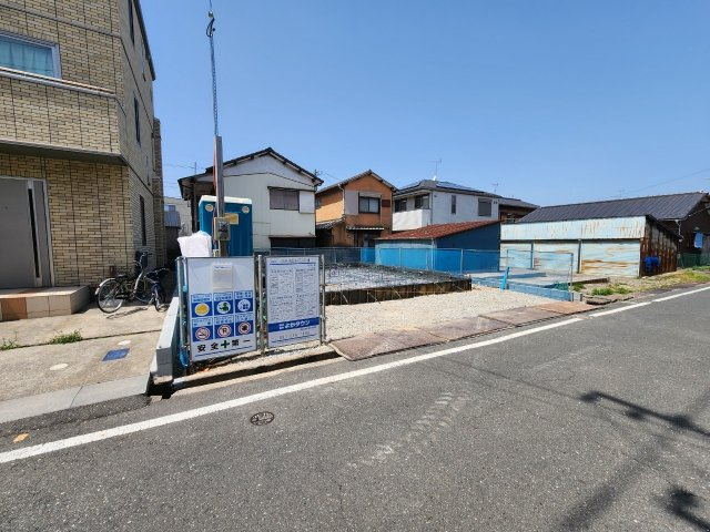 ーFITーフィットー小倉北区中井３丁目1期　【小倉北区　新築戸建て】の前面道路含む現地写真|現地撮影　20223,4,20　ーFITーフィットー小倉北区中井３丁目1期　【小倉北区　新築戸建て】