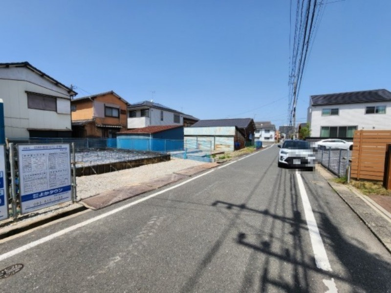 ーFITーフィットー小倉北区中井３丁目1期　【小倉北区　新築戸建て】の前面道路含む現地写真|現地撮影　20223,4,20　ーFITーフィットー小倉北区中井３丁目1期　【小倉北区　新築戸建て】