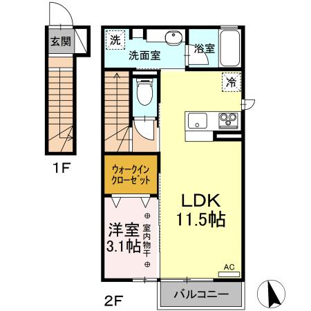 【間取り】 | カーサ　アチェロ