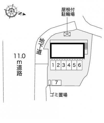 レオパレスひだまりの駐車場