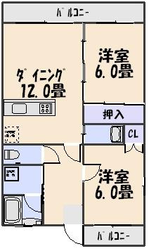 【間取り】 | 全部屋フローリングなのでお掃除も快適です