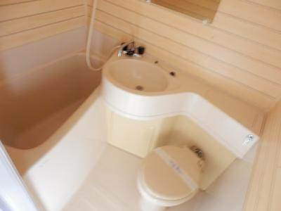 サンハイツまつばらの浴室|ユニットバス