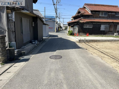 【前面道路含む現地写真】 | 明石市二見町西二見　売土地 | 建築条件無し♪お好きなハウスメーカで建築できます！！