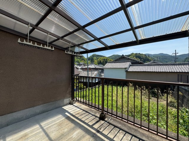高市郡高取町大字清水谷　中古戸建のバルコニー|山々が見えて癒されます!(^^)!