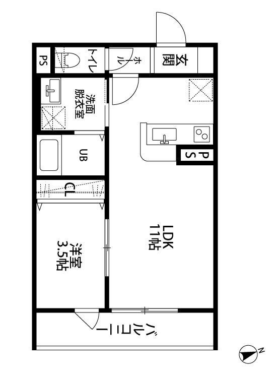 リーブルファイン船橋栄町の間取り