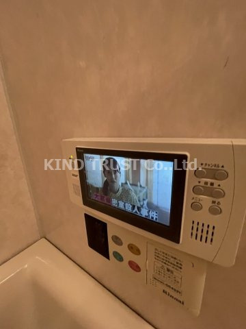 KAISEI北梅田の浴室|浴室テレビ付きです