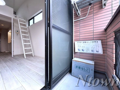 【バルコニー】 | Loft3千種 | 広々としたバルコニーです