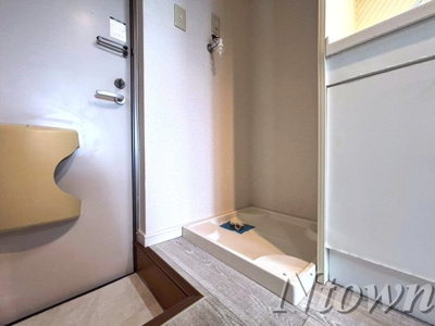 【設備】 | Loft3千種 | 洗濯機置き場です