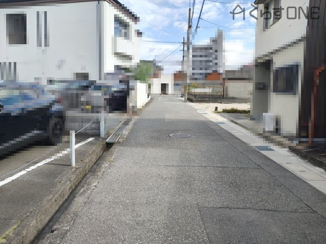 【前面道路含む現地写真】 | 姫路市網干区新在家／売土地