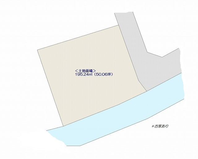 高知市介良　売土地の土地図