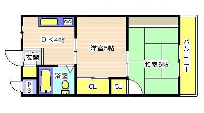 コーポいずみの間取り