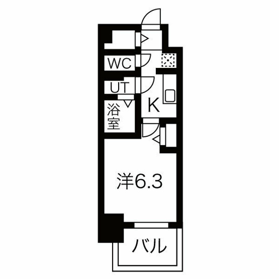 【間取り】 | メイクス名駅南Ⅱ