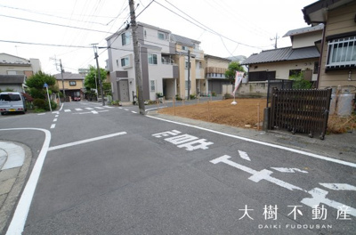 【前面道路含む現地写真】 | 海老名市東柏ケ谷6丁目　売地　全1区画　【仲介手数料無料】 | 【仲介手数料無料でご紹介可能です】大樹不動産