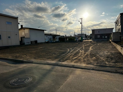 【前面道路含む現地写真】 | 北見市中ノ島町土地