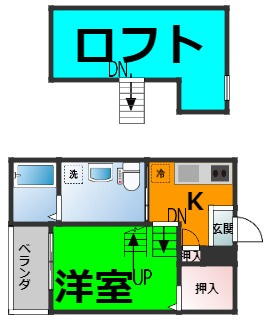 仲介手数料0円！！sofitel西田町の間取り