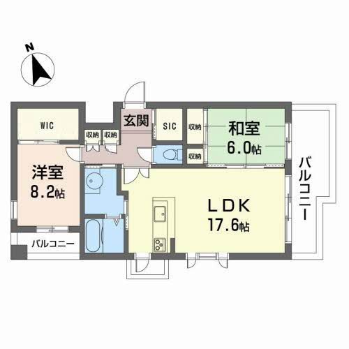 アイエフコート西宮の間取り