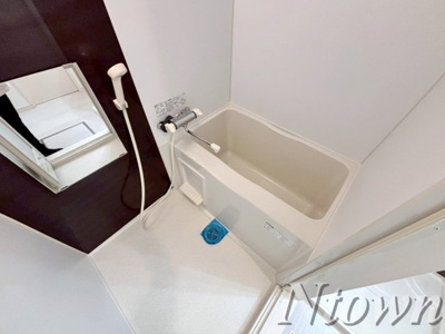 【浴室】 | デザイナーズコーポ名北 | きれいなお風呂です