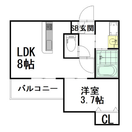 【間取り】 | 仲介手数料0円！HPに初期費用掲載！「プライスホーム」で検索！五十川デザイナーズアパート