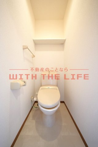 カーサオークマ【10，000円キャッシュバック対象物件】のトイレ|シンプルで使いやすいトイレです