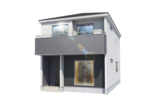 グラファーレ　岡山市南区迫川(第2)の外観パース