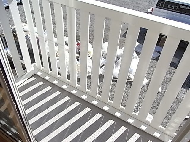 カスターノAのバルコニー