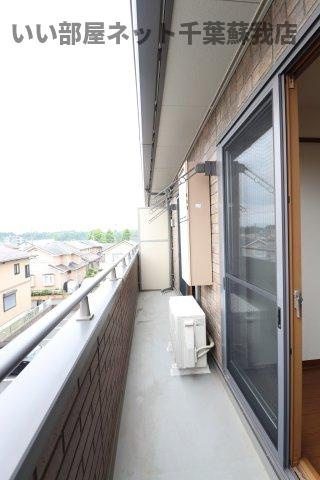 タムナスコートのバルコニー|陽当たり良好なバルコニーです