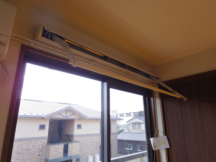 ほほえみABCDの設備|室内物干し（雨の日などに重宝します）