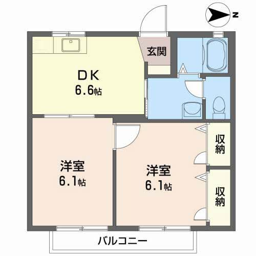 【間取り】 | ディアス余戸 Ａ棟