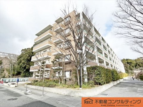 住吉山手コモンズD棟の外観|南向き