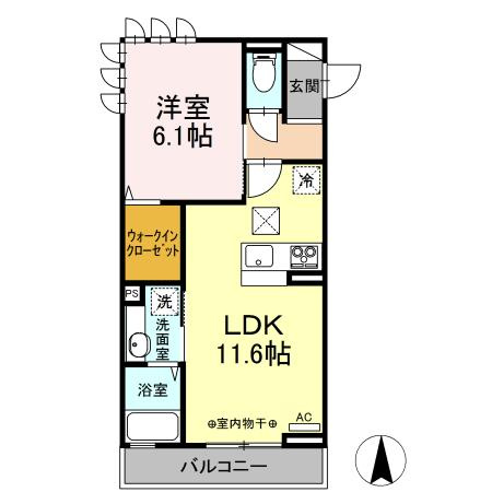 ボヌール西武立川の間取り