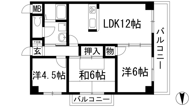 【間取り】 | ハイムヤマダ