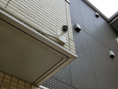 【その他共用部分】 | ケーハウス | 駐輪場に防犯カメラ設置されています