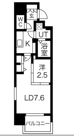 【間取り】 | ファーストフィオーレ心斎橋イーストⅡ