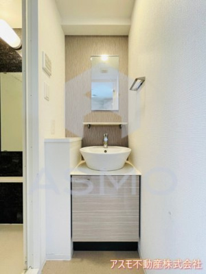 【洗面所】 | エスリード大阪梅田リュクス | ※同物件　別間取り　参考写真